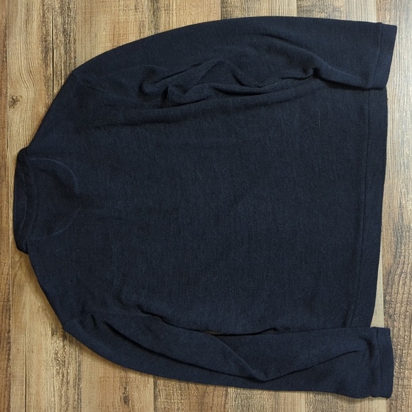 Nicoby Alpine 3 Button Long Sleeve Pullover Henley Size XL in Dark Blue - Picture 6 of 8